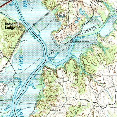 United States Geological Survey Cleburne, TX (1985, 100000-Scale) digital map