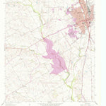 United States Geological Survey Cleburne West, TX (1961, 24000-Scale) digital map