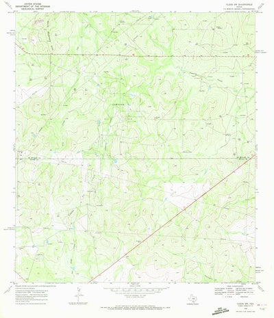 United States Geological Survey Clegg SW, TX (1969, 24000-Scale) digital map