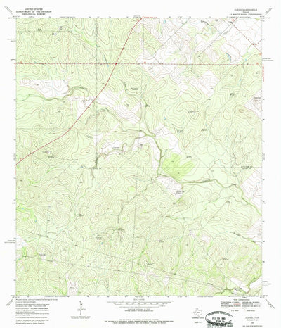 United States Geological Survey Clegg, TX (1969, 24000-Scale) digital map