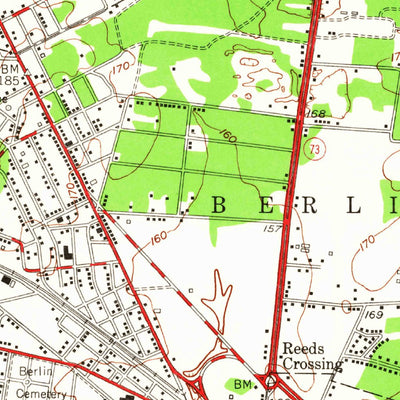 United States Geological Survey Clementon, NJ (1953, 24000-Scale) digital map