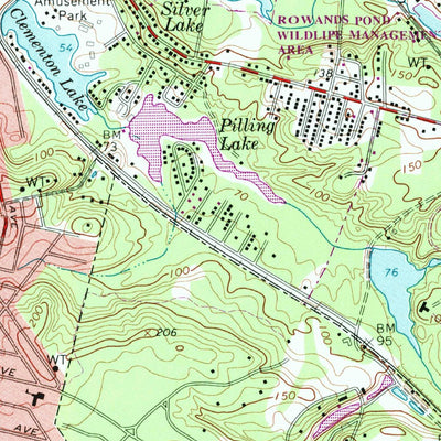 United States Geological Survey Clementon, NJ (1967, 24000-Scale) digital map