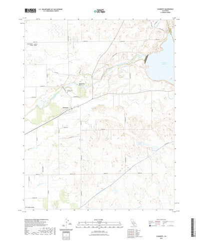 United States Geological Survey Clements, CA (2022, 24000-Scale) digital map