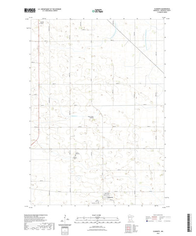 United States Geological Survey Clements, MN (2022, 24000-Scale) digital map