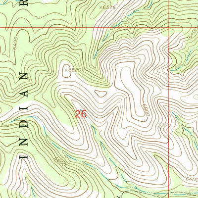 United States Geological Survey Clements Ranch, NM (1963, 24000-Scale) digital map