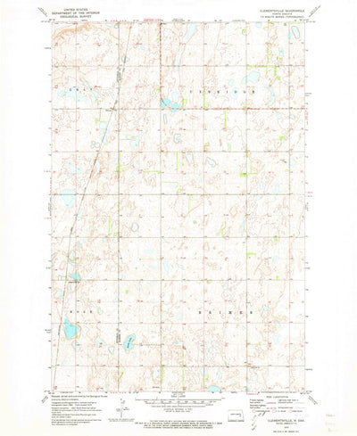United States Geological Survey Clementsville, ND (1970, 24000-Scale) digital map