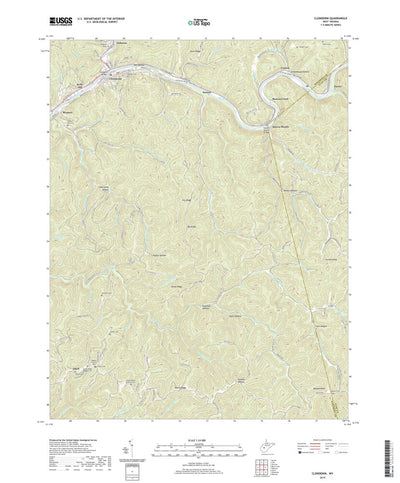 United States Geological Survey Clendenin, WV (2019, 24000-Scale) digital map
