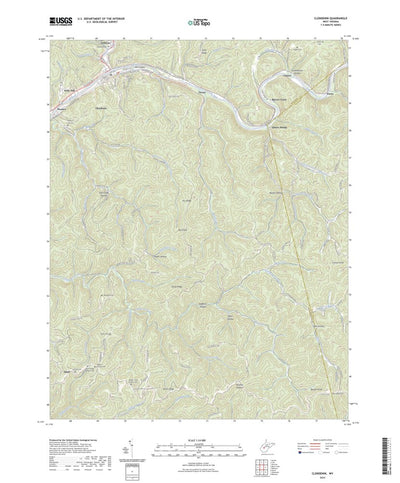 United States Geological Survey Clendenin, WV (2023, 24000-Scale) digital map
