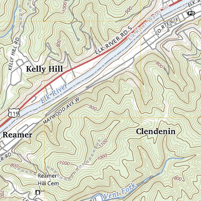 United States Geological Survey Clendenin, WV (2023, 24000-Scale) digital map
