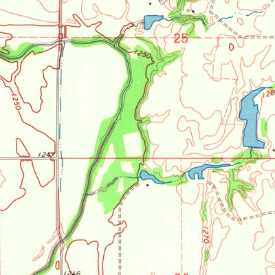 United States Geological Survey Cleo Springs, OK (1969, 24000-Scale) digital map