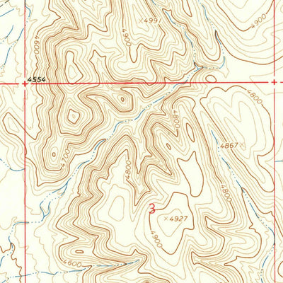 United States Geological Survey Cleones Tank, NM (1963, 24000-Scale) digital map