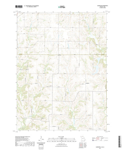 United States Geological Survey Cleopatra, MO (2021, 24000-Scale) digital map