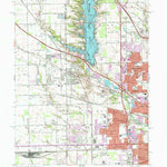 United States Geological Survey Clermont, IN (1967, 24000-Scale) digital map