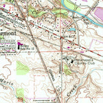 United States Geological Survey Clermont, IN (1967, 24000-Scale) digital map
