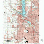 United States Geological Survey Clermont, IN (1998, 24000-Scale) digital map