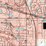 United States Geological Survey Clermont, IN (1998, 24000-Scale) digital map