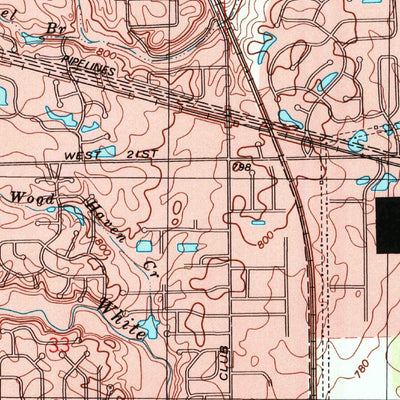 United States Geological Survey Clermont, IN (1998, 24000-Scale) digital map