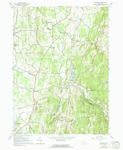 United States Geological Survey Clermont, NY (1963, 24000-Scale) digital map