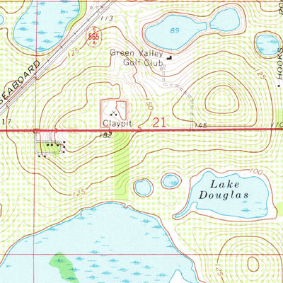 United States Geological Survey Clermont West, FL (1969, 24000-Scale) digital map