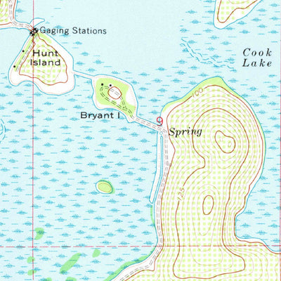 United States Geological Survey Clermont West, FL (1969, 24000-Scale) digital map