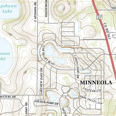 United States Geological Survey Clermont West, FL (2021, 24000-Scale) digital map