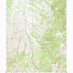 United States Geological Survey Cleve Creek Baldy, NV (1981, 24000-Scale) digital map