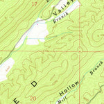 United States Geological Survey Cleveland, AL (1958, 24000-Scale) digital map