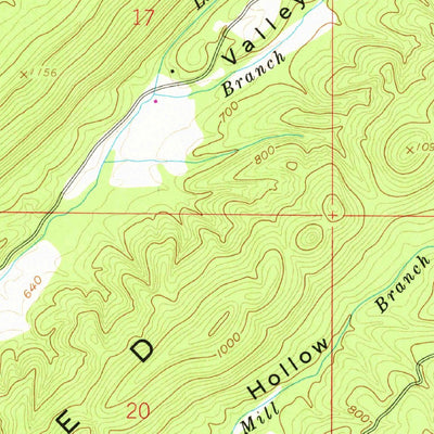United States Geological Survey Cleveland, AL (1958, 24000-Scale) digital map