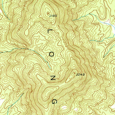 United States Geological Survey Cleveland, GA (1951, 24000-Scale) digital map