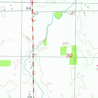 United States Geological Survey Cleveland, IN (1956, 24000-Scale) digital map