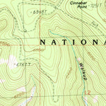 United States Geological Survey Cleveland Mountain, MT (1989, 24000-Scale) digital map