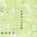 United States Geological Survey Cleveland Mountain, MT (1989, 24000-Scale) digital map