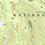 United States Geological Survey Cleveland Mountain, MT (1999, 24000-Scale) digital map