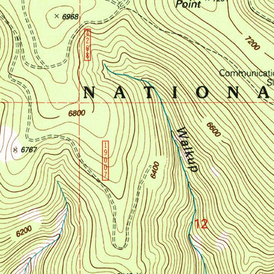 United States Geological Survey Cleveland Mountain, MT (1999, 24000-Scale) digital map