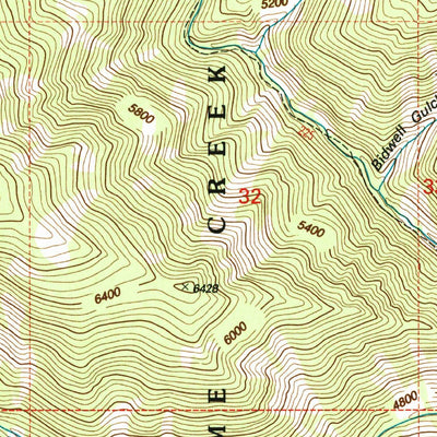 United States Geological Survey Cleveland Mountain, MT (1999, 24000-Scale) digital map