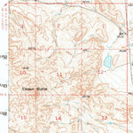 United States Geological Survey Cleveland, MT (1956, 62500-Scale) digital map