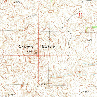 United States Geological Survey Cleveland, MT (1987, 24000-Scale) digital map