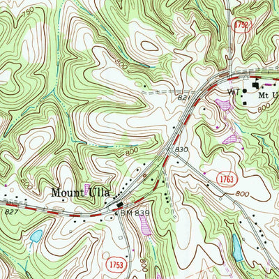 United States Geological Survey Cleveland, NC (1970, 24000-Scale) digital map