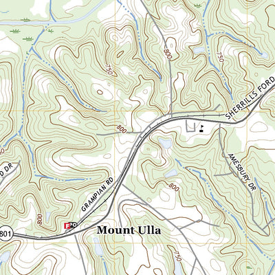 United States Geological Survey Cleveland, NC (2022, 24000-Scale) digital map