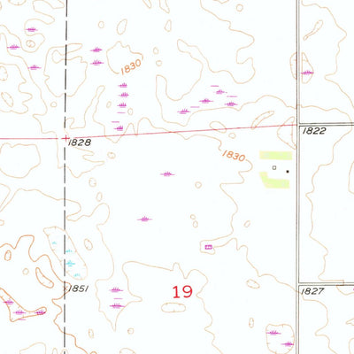 United States Geological Survey Cleveland, ND (1953, 24000-Scale) digital map