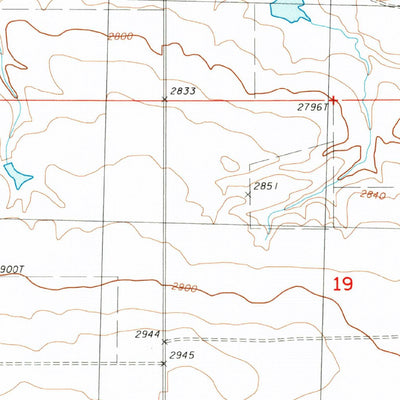 United States Geological Survey Cleveland NE, MT (1987, 24000-Scale) digital map