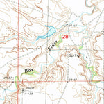 United States Geological Survey Cleveland NE, MT (1987, 24000-Scale) digital map
