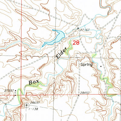 United States Geological Survey Cleveland NE, MT (1987, 24000-Scale) digital map