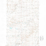 United States Geological Survey Cleveland NW, MT (1987, 24000-Scale) digital map