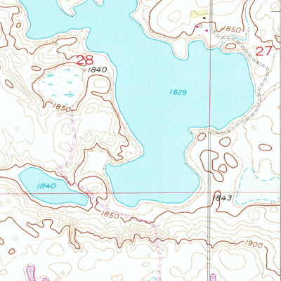 United States Geological Survey Cleveland NW, ND (1954, 24000-Scale) digital map