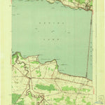 United States Geological Survey Cleveland, NY (1944, 31680-Scale) digital map