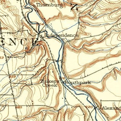 United States Geological Survey Cleveland, OH (1903, 62500-Scale) digital map