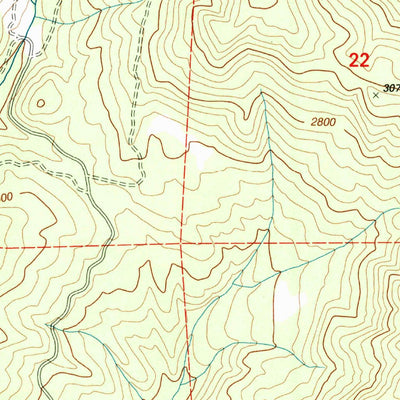 United States Geological Survey Cleveland Ridge, OR (1998, 24000-Scale) digital map