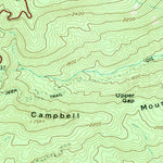 United States Geological Survey Cleveland, SC (1961, 24000-Scale) digital map