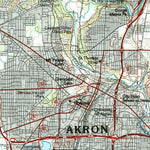 United States Geological Survey Cleveland South, OH (1994, 100000-Scale) digital map